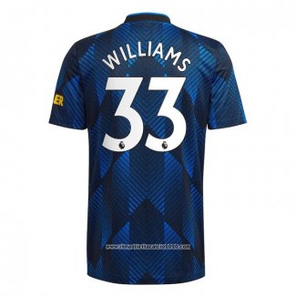 Maglia Manchester United Giocatore Williams Terza 2021 2022