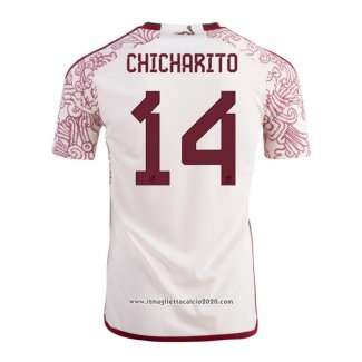 Maglia Messico Giocatore Chicharito Away 2022