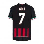 Maglia Milan Giocatore Adli Home 2022 2023