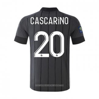 Maglia Olympique Lione Giocatore Cascarino Away 2020 2021