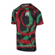 Thailandia Maglia Olympique Marsiglia Om Africa 2021 Nero Verde Rosso