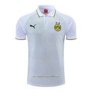 Maglia Polo Borussia Dortmund 2022 2023 Bianco e Verde