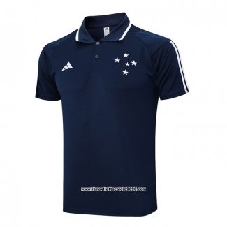 Maglia Polo Cruzeiro 2023 2024 Blu