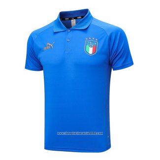 Maglia Polo Italia 2023 2024 Blu