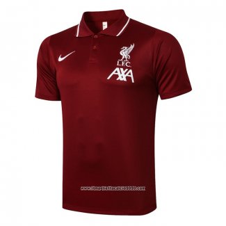 Maglia Polo Liverpool 2021 2022 Rosso