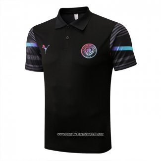 Maglia Polo Manchester City 2022 2023 Nero