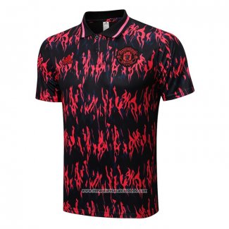 Maglia Polo Manchester United 2022 2023 Rosso e Nero