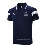 Maglia Polo Olympique Marsiglia 2022 2023 Blu