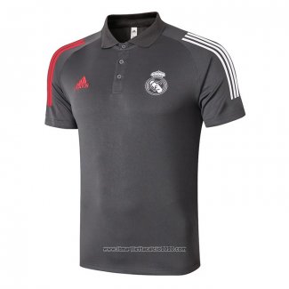 Maglia Polo Real Madrid 2020 2021 Grigio