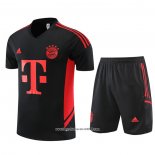 Tuta da Track Bayern Monaco Manica Corta 2022 2023 Nero - Pantalon Corto