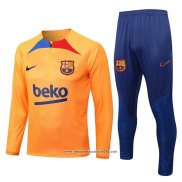 Tuta da Track Felpa FC Barcellona 202022 2023 Arancione