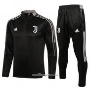 Tuta da Track Felpa Juventus Bambino 2021 2022 Nero