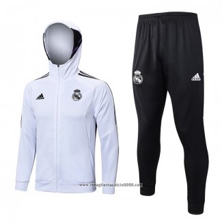 Tuta da Track con Capucha Real Madrid 2022 2023 Bianco