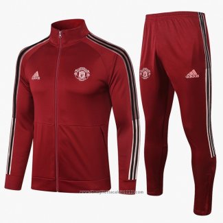 Tuta da Track Giacca Manchester United 2020 2021 Rosso