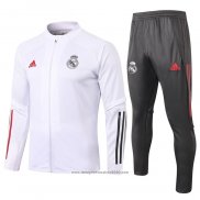 Tuta da Track Giacca Real Madrid 2020 2021 Bianco