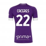 Maglia ACF Fiorentina Giocatore Caceres Home 2020 2021