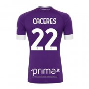 Maglia ACF Fiorentina Giocatore Caceres Home 2020 2021