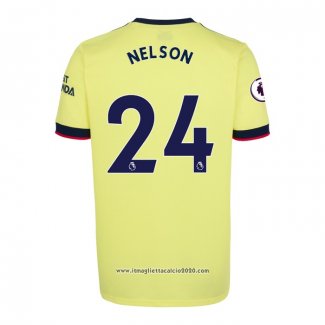 Maglia Arsenal Giocatore Nelson Away 2021 2022