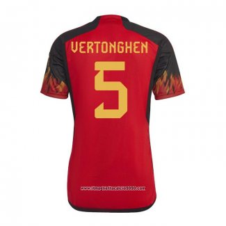 Maglia Belgio Giocatore Vertonghen Home 2022