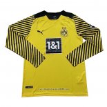 Maglia Borussia Dortmund Home Manica Lunga 2021 2022