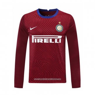 Maglia Inter Portiere Manica Lunga 2020 2021 Rosso