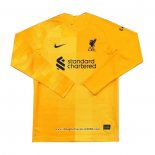 Maglia Liverpool Portiere Manica Lunga 2021 2022 Giallo