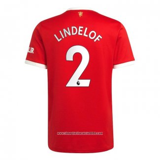 Maglia Manchester United Giocatore Lindelof Home 2021 2022