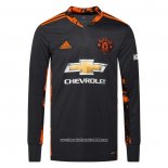 Maglia Manchester United Portiere Manica Lunga 2020 2021 Nero