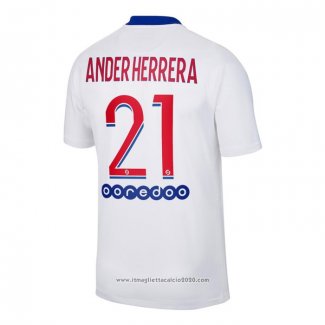 Maglia Paris Saint-Germain Giocatore Ander Herrera Away 2020 2021