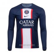 Maglia Paris Saint-Germain Home Manica Lunga 2022 2023