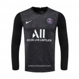 Maglia Paris Saint-Germain Portiere Manica Lunga 2020 2021 Nero