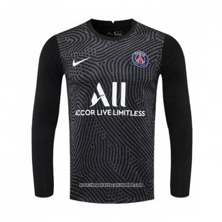 Maglia Paris Saint-Germain Portiere Manica Lunga 2020 2021 Nero