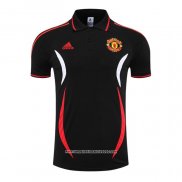 Maglia Polo Manchester United 2022 2023 Nero