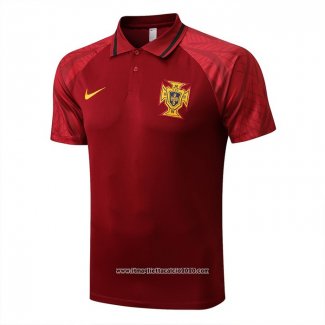 Maglia Polo Portogallo 2022 2023 Rosso