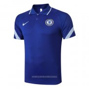 Maglia Polo Chelsea 2020 2021 Blu