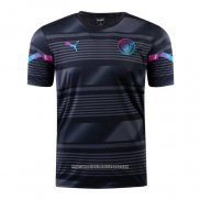 Maglia Prematch Manchester City 2022 Nero