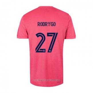 Maglia Real Madrid Giocatore Rodrygo Away 2020 2021