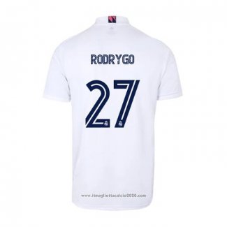 Maglia Real Madrid Giocatore Rodrygo Home 2020 2021