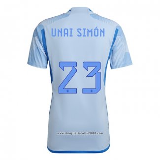 Maglia Spagna Giocatore Unai Simon Away 2022