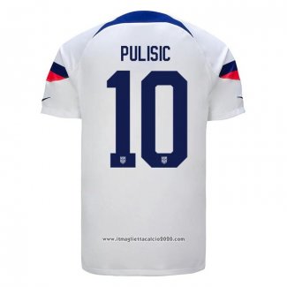 Maglia Stati Uniti Giocatore Pulisic Home 2022