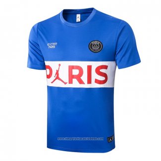 Maglia Allenamento Paris Saint-Germain 2020 2021 Blu