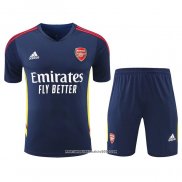 Tuta da Track Arsenal Manica Corta 2022 2023 Blu - Pantalon Corto