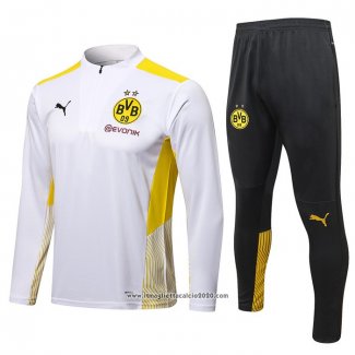 Tuta da Track Felpa Borussia Dortmund 2021 2022 Bianco