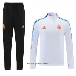 Tuta da Track Felpa Real Madrid 2021 2022 Bianco