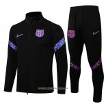 Tuta da Track Giacca FC Barcellona Bambino 2021 2022 Nero