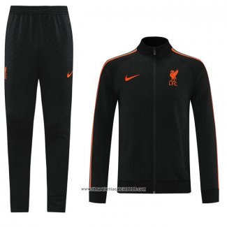 Tuta da Track Giacca Liverpool 2021 2022 Nero