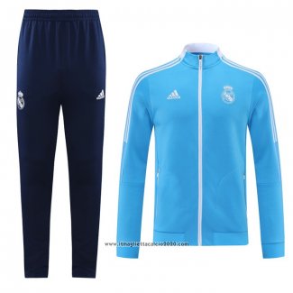 Tuta da Track Giacca Real Madrid 2021 2022 Blu