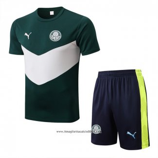 Tuta da Track Palmeiras Manica Corta 2022 2023 Verde - Pantalon Corto