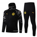 Tuta da Track con Capucha Borussia Dortmund 2021 Nero