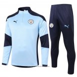 Tuta da Track Felpa Manchester City 2020 2021 Blu